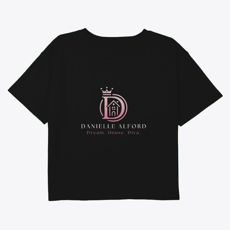 Women's Relaxed Crop Tee Danielle Alford